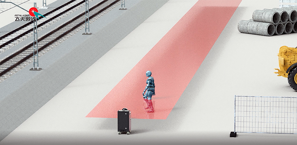 飛天光電便攜式激光雷達衛士，重塑臨時安防新標準！