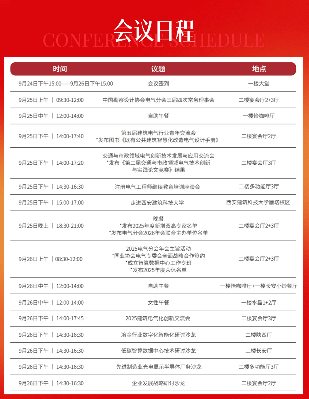 中国勘察设计协会电气分会2025陕西省电气与智能化学术&信息交流年会