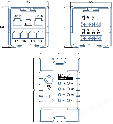 多回路用电监测终端 环保监测模块